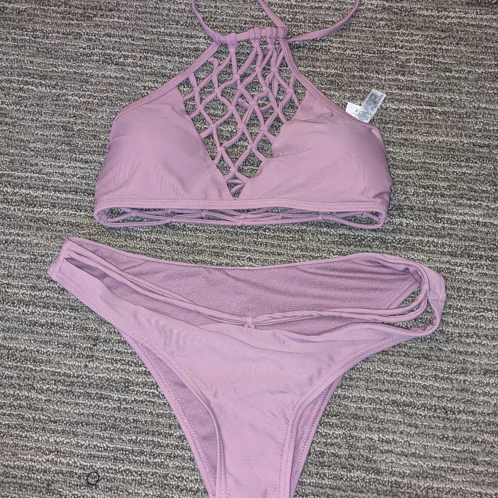Pink bikini